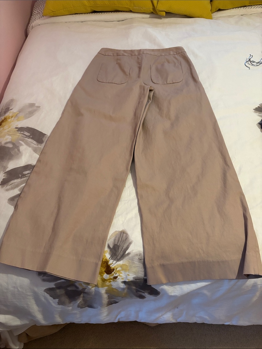 Everlane Taupe Wide-Leg Trousers - Picture 6 of 7